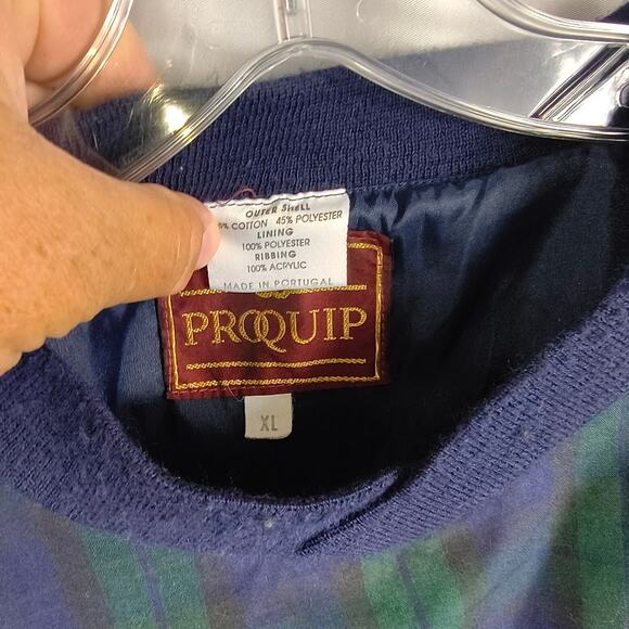 1997 Ryder Cup Valderama XL ProQuip Gold Sweater Plaid Vintage - Picture 5 of 7